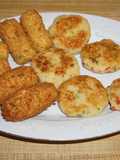 Pastelitos o croquetas de porotos blancos. Jon style