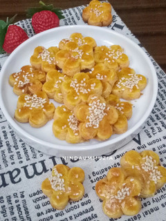 Foto resep Salted Egg Yolk Cookies