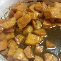 A picture of Maple brown sugar sweet potatoes.