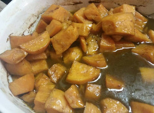 A picture of Maple brown sugar sweet potatoes.