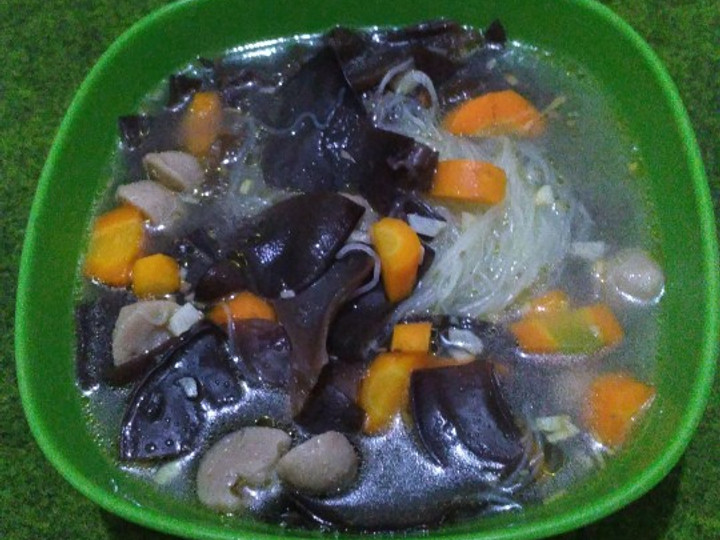 Yuk intip, Bagaimana cara memasak Sup jamur kuping dan bihun dijamin sesuai selera