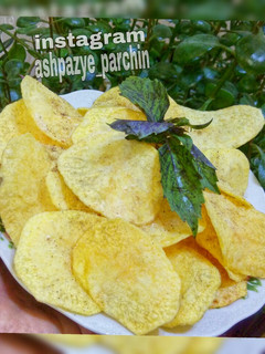 عکسی از دستور چیپس خونگی 🌸