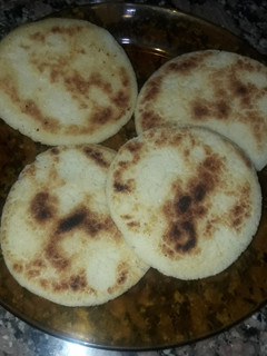 Una foto de Arepas