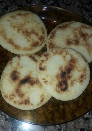 Una foto de Arepas