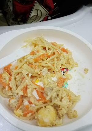 Foto resep Mpasi tumis spagheti
