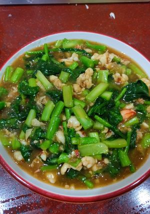 Foto resep Tumis Kailan dan Udang
