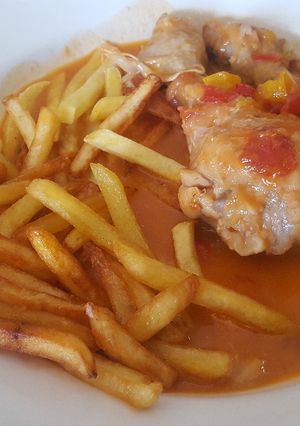 Una foto de Jamoncitos de pollo ricos ricos de la Brigada Espartana