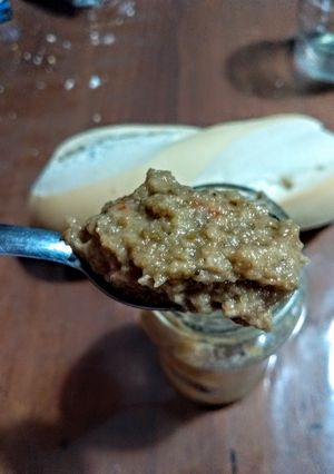 Una foto de Pasta de berenjena