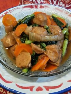 Foto resep Tumis bakso wortel sawi