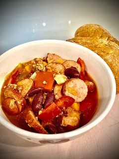 Cabanossisuppe à la Chrisbie Rezepthauptbild