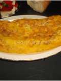 Pastel de rape con gambas