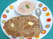 A picture of gujarati paratha