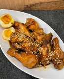 Coca cola braised chicken wings