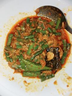Foto resep Tumis balado kacang panjang rebon