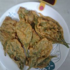 A picture of Spinach pakoda.