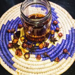 A picture of Chinese Chilli Oil.