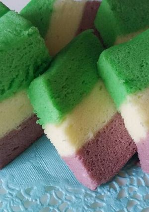 Foto resep Bolu Kukus 3 Rasa
