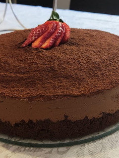 Una foto de Tarta de chocolate y mascarpone