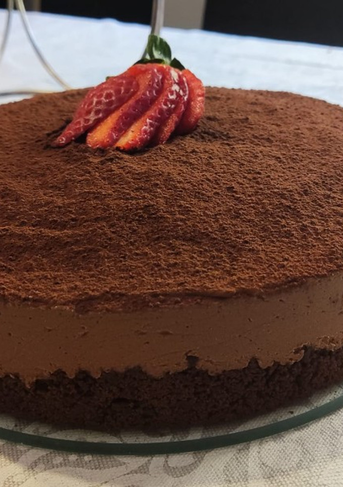 Una foto de Tarta de chocolate y mascarpone