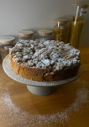 Φωτογραφία της συνταγής Μηλόπιτα 🍎 (Apfelkuchen) εδώ στην Γερμανία
