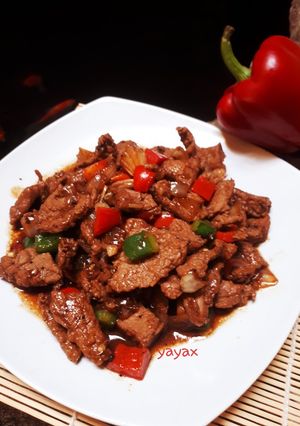Foto resep Beef blackpapper simple