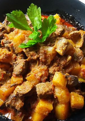 Foto resep Sambal goreng kentang ati ampela ayam