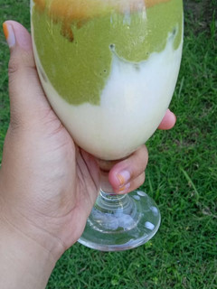 Foto resep Dalgona coffe green tea