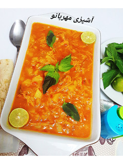 عکسی از دستور سوپ مرغ