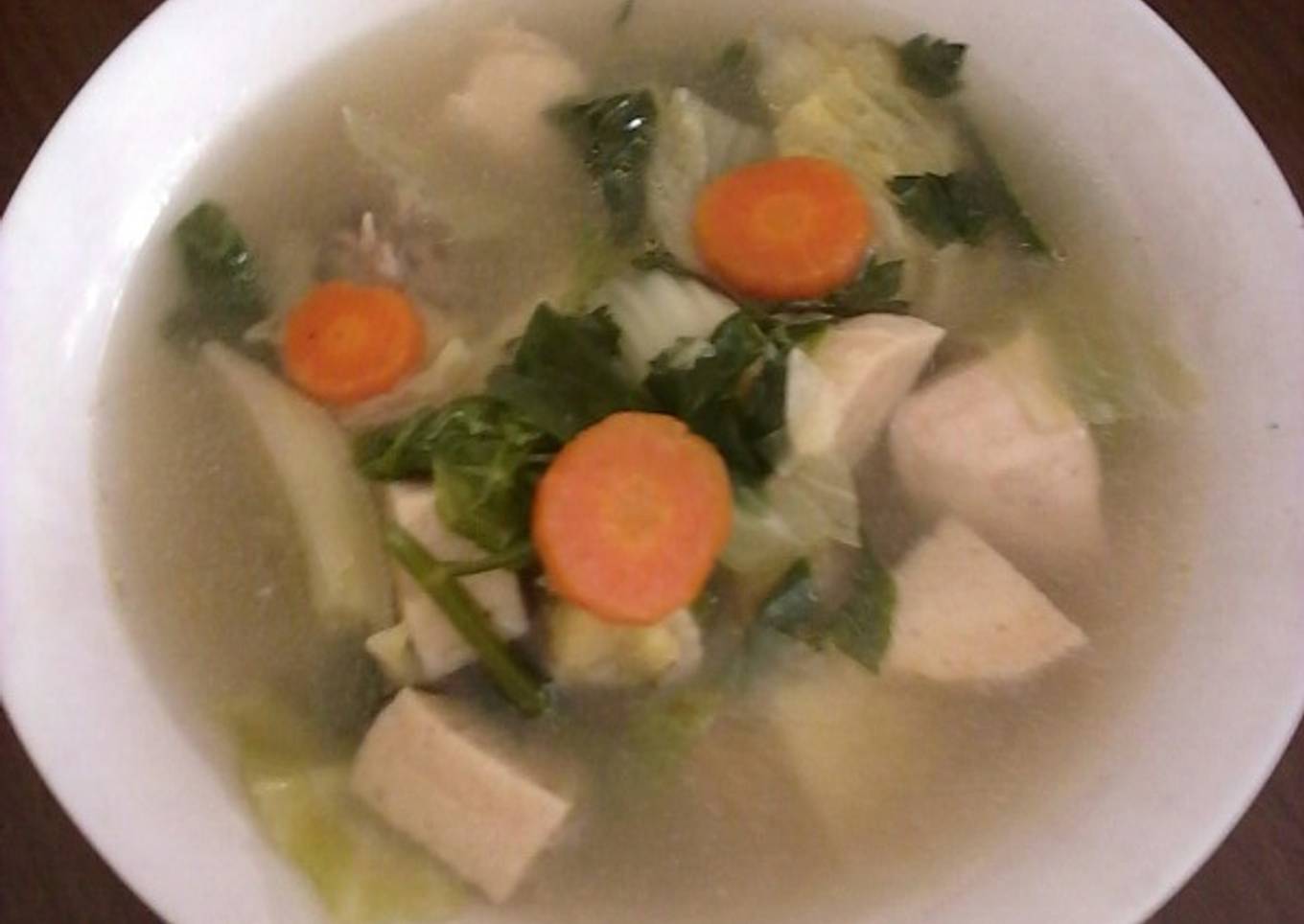 Sop ayam campur bakso