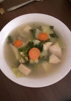 Foto resep Sop ayam campur bakso