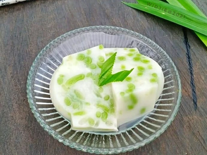 Cara Mudah Membuat Resep Puding Cendol Santan yang Enak Banget Anti Ribet, Sempurna