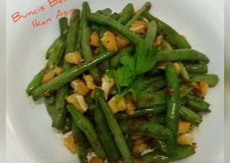 Resep Buncis Belacan Ikan Asin Lezat