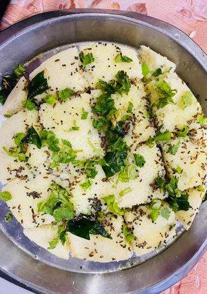 A picture of Instant Rava Dhokla.