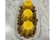 Una foto di polenta e salsiccia
