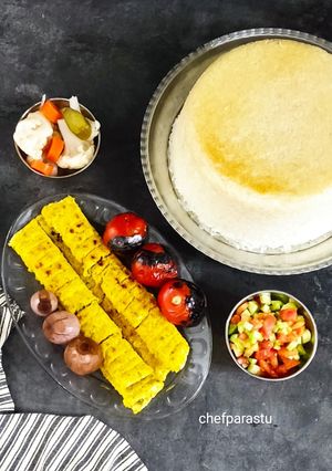 عکسی از دستور جوجه کباب تابه ای