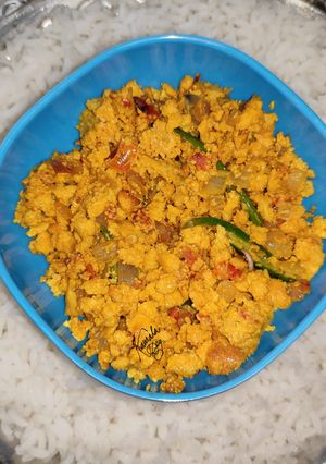 লঙ্কা পেঁয়াজ দিয়ে মাছের ডিমের ঝুরো (macher dimer jhuro recipe in Bengali) রেসিপির প্রধান ছবি
