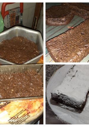 Una foto de Budín o torta de algarroba súper esponjoso
