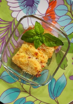 Foto di Gnocchi alla romana con aggiunta di speck
