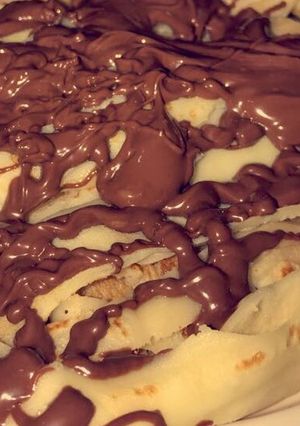صورة لوصفة فيوتشيني كريب 🥞♥️