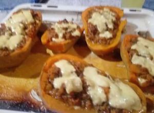 Una foto de Calabazas rellenas al horno