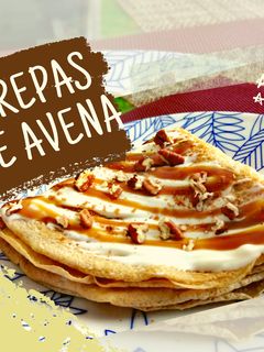 Una foto de Crepas de avena