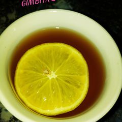 A picture of Orange spices tea.