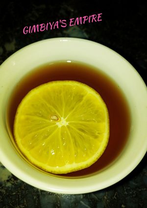 A picture of Orange spices tea.