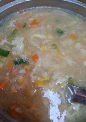 Foto resep Sup Kepiting Pelangi