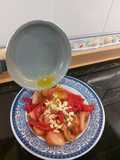 Ensalada de pimientos y tomate raff
