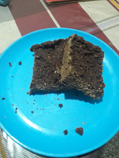 Una foto de Brownie de zuchini Vegano