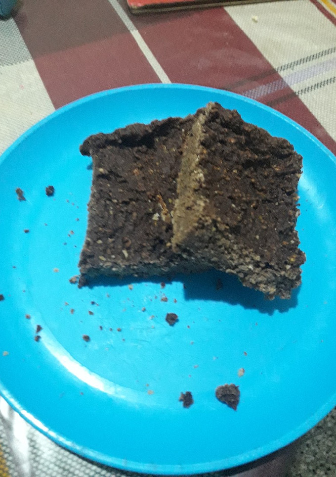 Una foto de Brownie de zuchini Vegano