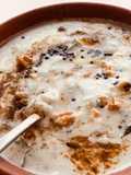 Mooli Raita with walnuts