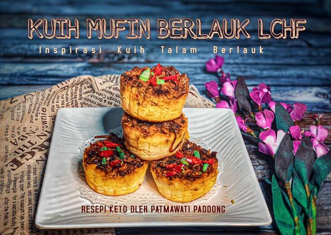 Kuih Mufin Berlauk Keto