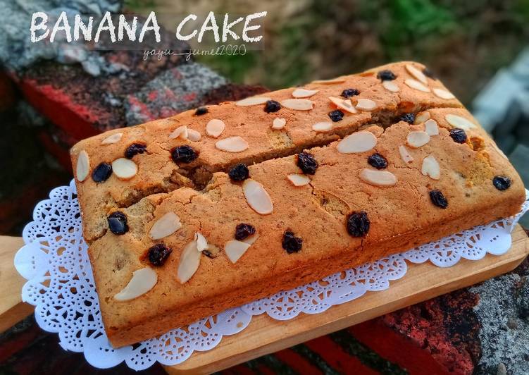 Resep Banana Cake / Bolu Pisang ala Ci Tintin yang Menggugah Selera